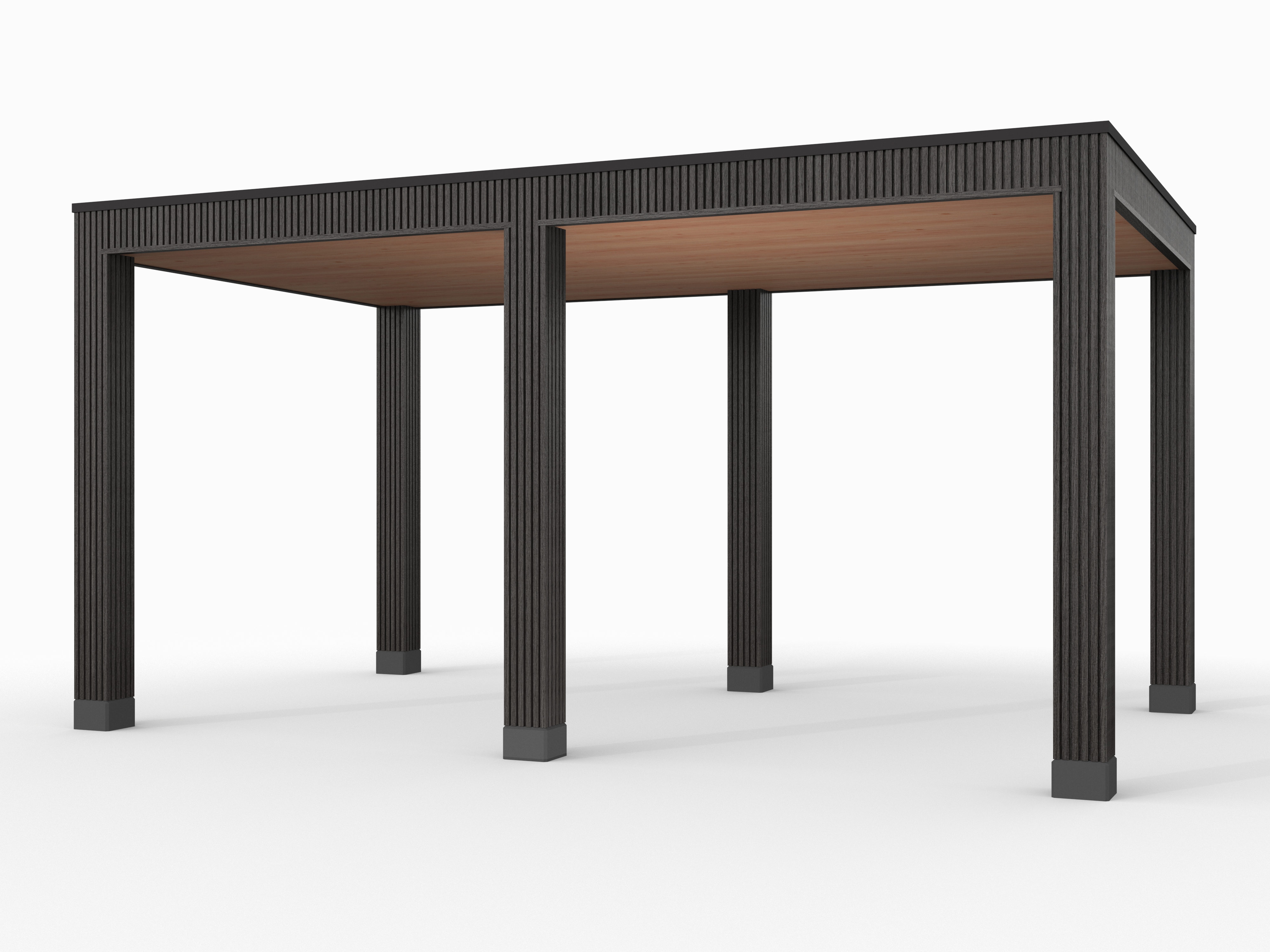 Douglas overkapping, 500 x 300, Westwood Rhombus Zwart - Afbeelding 1